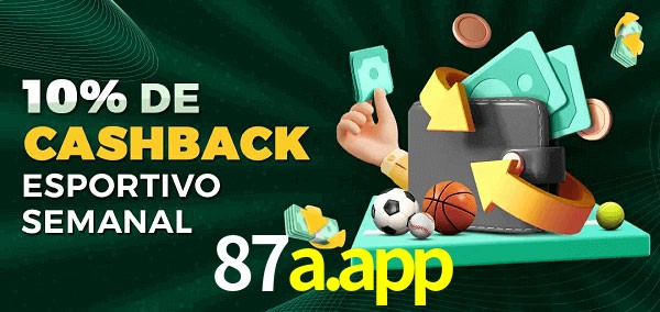 10% de bônus de cashback na 87a.app