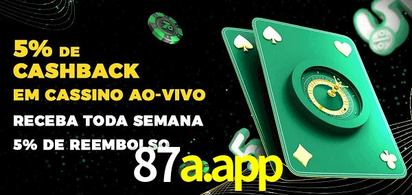 Promoções do cassino ao Vivo 87a.app